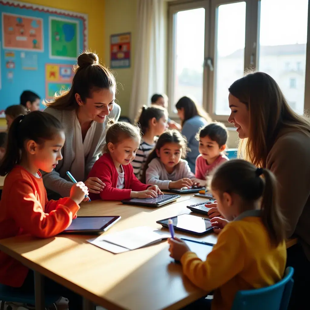 Modern office environment